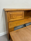 Furniture Traditions Queen Oak Storage Bed