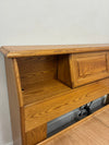 Furniture Traditions Queen Oak Storage Bed