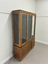 Oak & Brass China Hutch