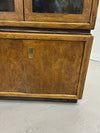 Oak & Brass China Hutch