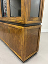 Oak & Brass China Hutch