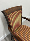 Striped Accent Chair