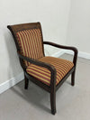 Striped Accent Chair