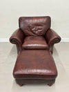 Robinson and Robinson Chair & Ottoman