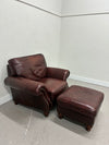Robinson and Robinson Chair & Ottoman