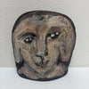 Painted Pottery Dog Sculpture