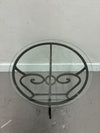 Glass & Metal Side Table