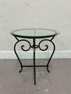 Glass & Metal Side Table
