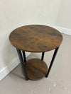 Wood & Metal Side Table