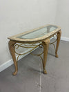 Glass Top Sofa Table