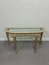 Glass Top Sofa Table