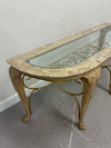 Glass Top Sofa Table