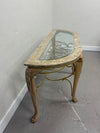 Glass Top Sofa Table