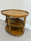 Tiered Oval Accent Table