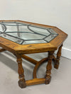 Oak & Glass Coffee Table