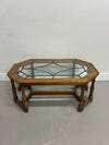 Oak & Glass Coffee Table