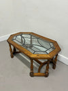 Oak & Glass Coffee Table