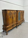 Carved Oak Sideboard Cabinet