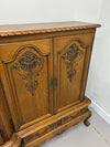 Carved Oak Sideboard Cabinet