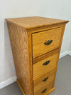 Oak File Cabinet