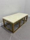 Century "Grand Tour" Stone Coffee Table