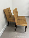 Set of 4 Wicker Dining Chairs