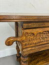 Oak Console Table