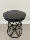 Wood & Metal Side Table