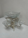 Cut Glass and Silverplate Epergne