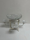 Cut Glass and Silverplate Epergne
