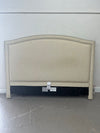 Ethan Allen Upholstered Headboard with Metal Frame