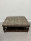 Leather Master Ottoman