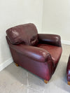 Natuzzi Leather Chair & Ottoman