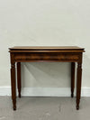 Oak Turn Flip Top Side Table