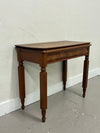 Oak Turn Flip Top Side Table