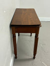 Oak Turn Flip Top Side Table