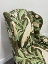 Custom Down Filled Wingback Chair