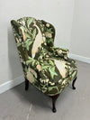 Custom Down Filled Wingback Chair