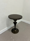 Brass Pedestal Accent Table