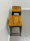 Wood Top Bar Stools