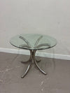 Accent or Dining Table with Chrome Base