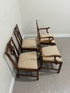 Glass Top & Mahogany Dining Set