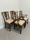 Glass Top & Mahogany Dining Set