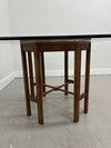 Glass Top & Mahogany Dining Set