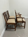 Glass Top & Mahogany Dining Set