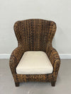 Pottery Barn Seagrass Wingback