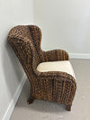 Pottery Barn Seagrass Wingback