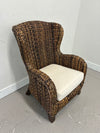 Pottery Barn Seagrass Wingback