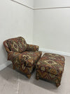 Highland House Chair & Ottoman