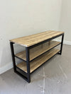 Travertine & Iron Shelf